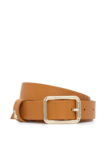 Kožni remen Patrizia Pepe narančasta