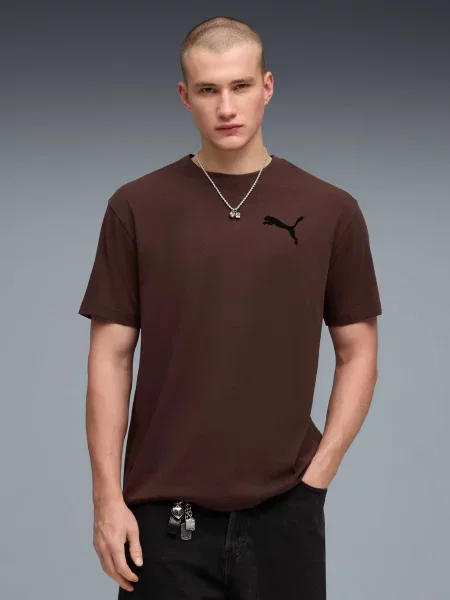 Футболка Puma с автографом коричневая
