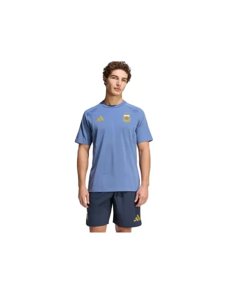 Koszulka Adidas Argentyna Tiro Krótkie Rękawy niebieska