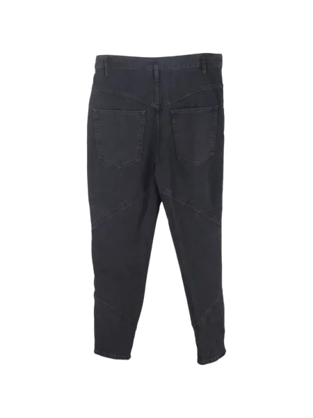 Retro zúžené zúžené džíny Isabel Marant Vintage černé