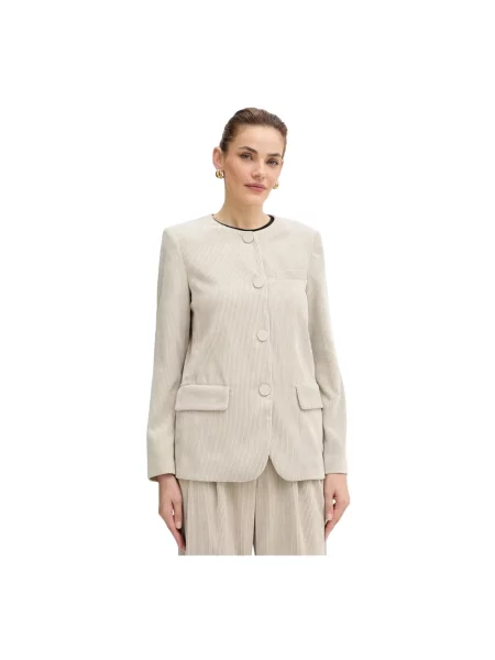 Marynarka Armani Exchange sztruksowa beżowa
