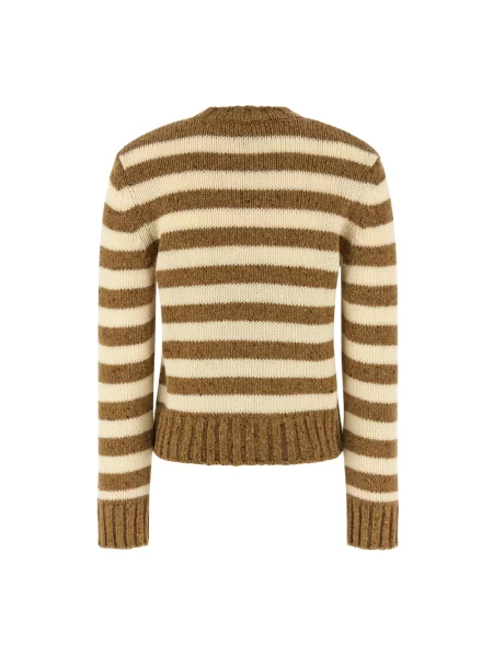 Sweter A.p.c. wełniany brązowy