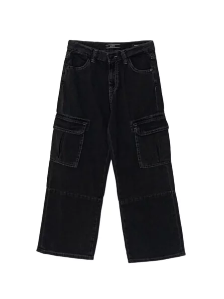 Jeansy dziecięce Guess czarne