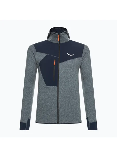 Olcsóbban. Férfi trekking pulóver Salewa Puez 2 Dry Hood FZ navy blézer. Méret: sötétkék