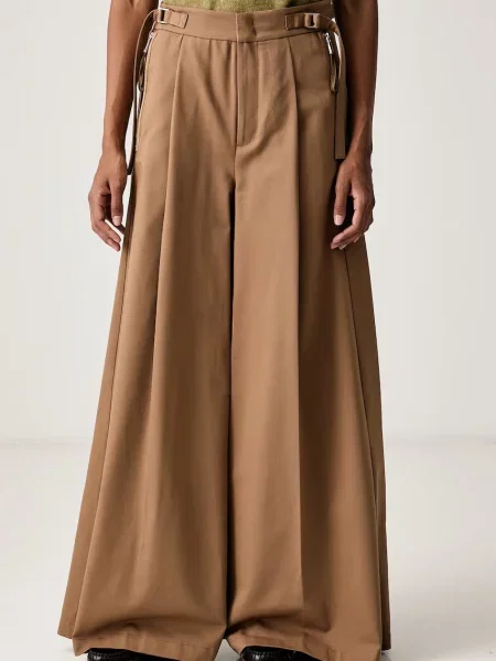 Max&Co. pantaloni palazzo pentru femei din TALLERO maro