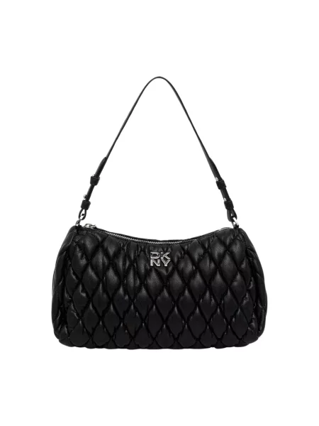 DKNY torebka z imitacji skóry REMY czarna