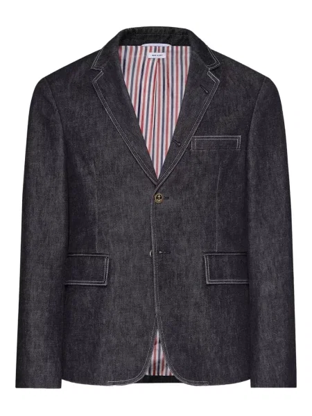 Geacă de blugi Thom Browne negru