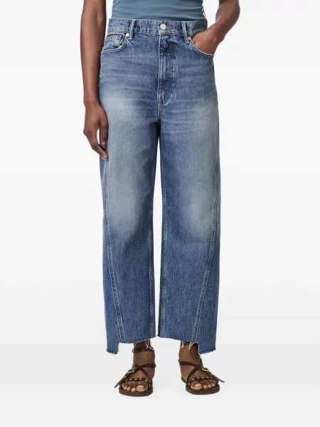 Blugi cu picior larg Allsaints albastru