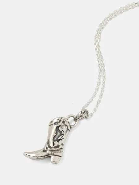 TwoJeys Boot Necklace Silver Universal srebrna