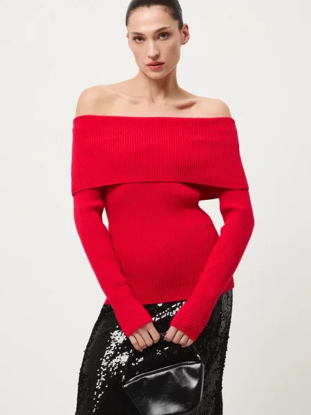 Пуловер Medicine червено