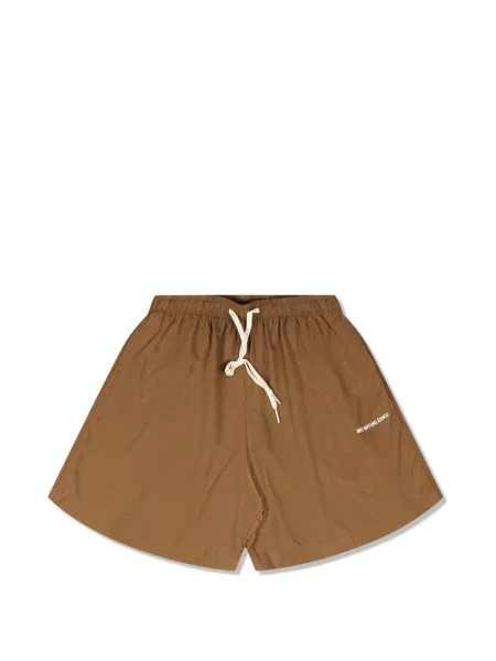Pantaloni scurți Mki Miyuki Zoku cu imagine cu cordon maro