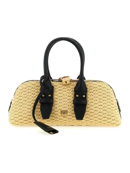 PINKO Torebki Kobieta ONE SIZE Escape Bag Horizontal beżowy