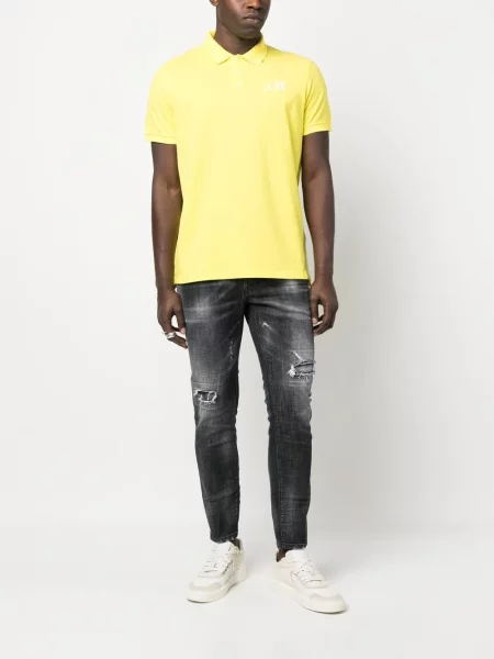 Skinny jeansy skinny Dsquared2 z przetarciami