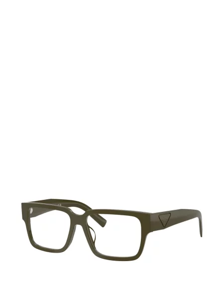 Ochelari de soare pătrați Prada Eyewear verde