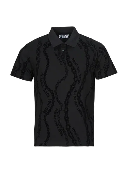 Polokošeľa Versace Jeans Couture čierna