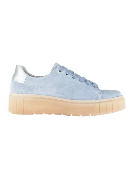 Sneakersy Gabor sznurowane zamszowe niebieskie