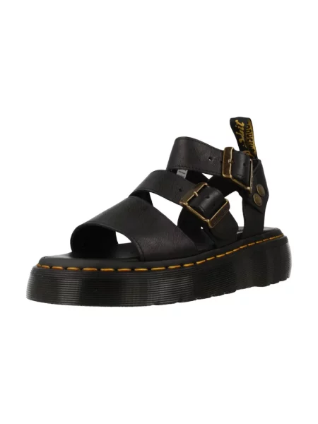 Sandały Dr. Martens na platformie czarne