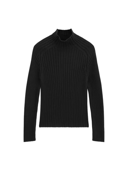 Sweter Marc O'polo z kołnierzem szary