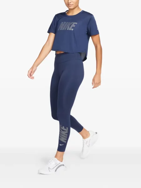 Majica s grafičkim motivom Nike od flisa s printom s kapuljačom plava