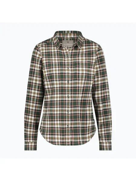 Tricou pentru femei Royal Robbins Lieback Organic Cotton Flannel jungle green tomales pld verde