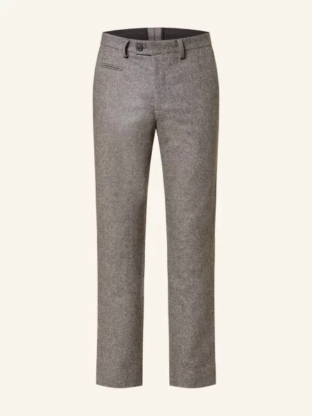 Grasegger Krojové Kalhoty Sterzing Extra Slim Fit šedá