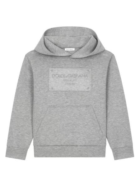 Bluza z kapturem dziecięca Dolce And Gabbana szara