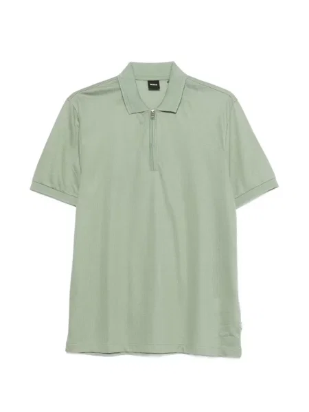 Поло тениска Boss зелено