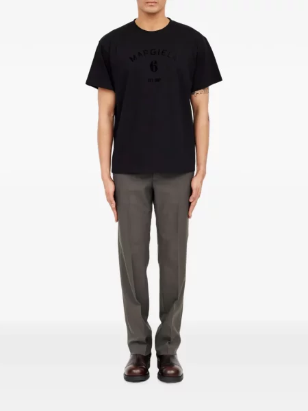 Μπλούζα Mm6 Maison Margiela με σχέδιο μαύρο