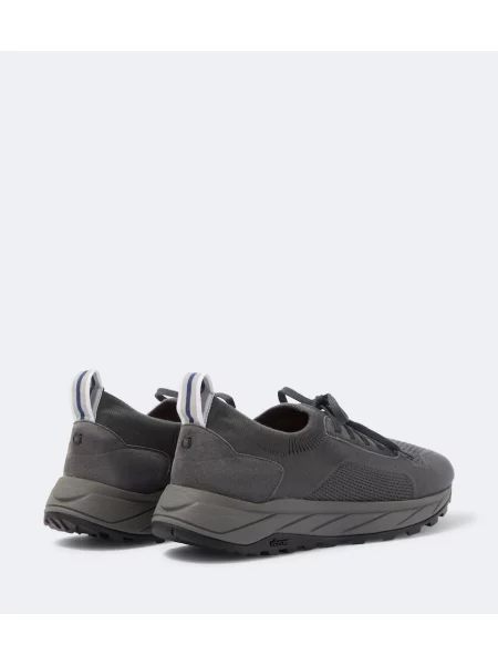 Sneakerși Fedeli din piele de căprioară gri