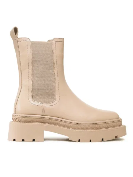 Gležnjarji Chelsea Gino Rossi bež