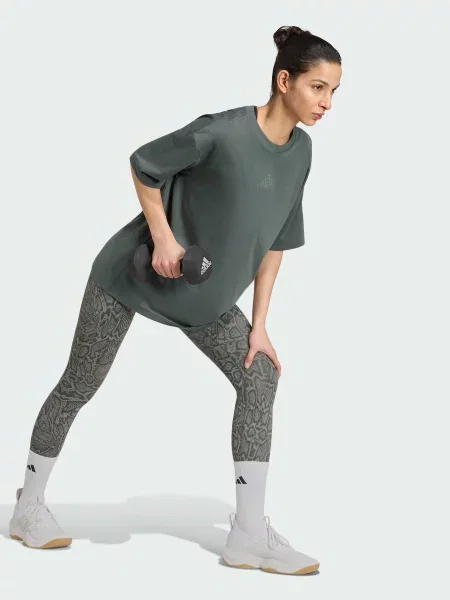 Спортивная футболка Adidas зеленая