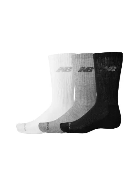 New Balance Performance Basic Crew 3 Pack White Multi Unisex Skarpetki New Balance Wielobarwny Size: S białe