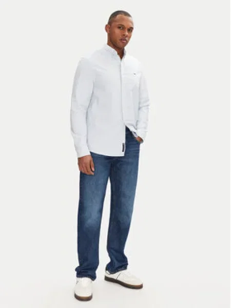 Tommy Jeans Košile Světle modrá