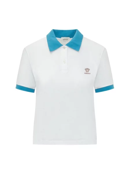 Koszulka polo Versace biała