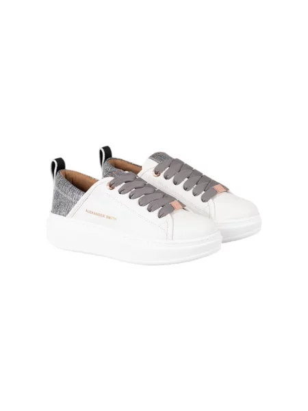 Pantofi Alexander Smith alb
