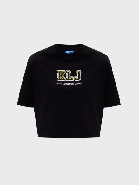Футболка Karl Lagerfeld Jeans чорний