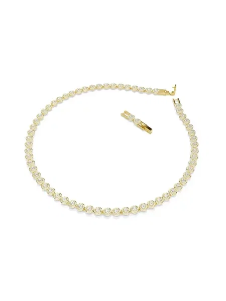 Swarovski naszyjnik UNA żółty