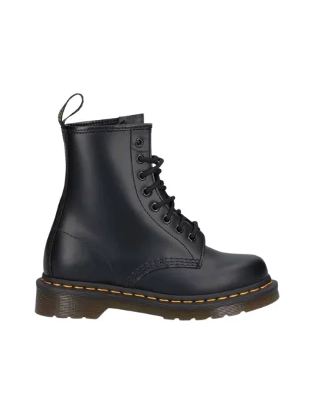 Botki Dr. Martens sznurowane skórzane czarne