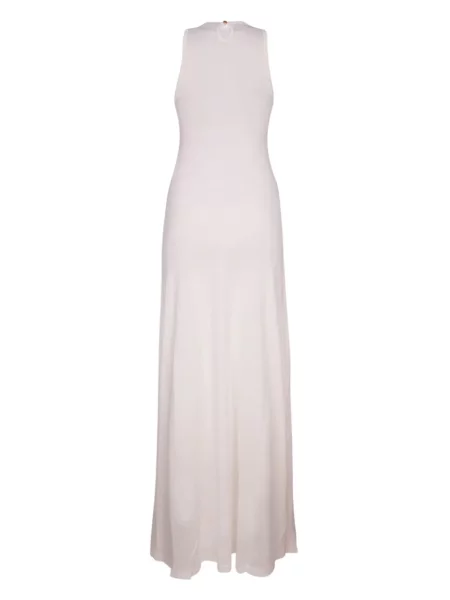 Rochie maxi Jacquemus de costum alb