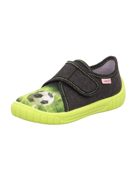 SUPERFIT Pantofi BILL verde deschis / negru amestecat alb