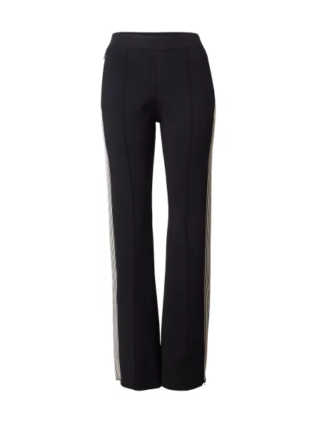 PINKO Pantaloni cu dungă ESSEN gri negru