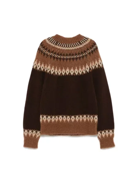 Sweter Dsquared2 brązowy