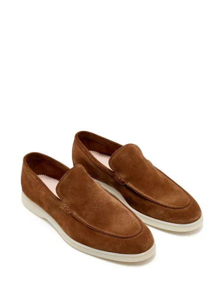 Pantofi loafer Forsa din piele de căprioară maro