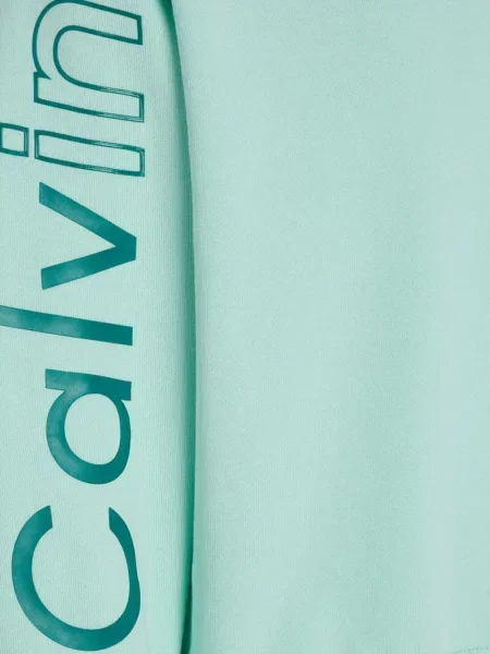 Bluza z kapturem dziecięca Calvin Klein niebieska