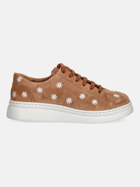 Camper sneakers din piele intoarsă Runner Up maro