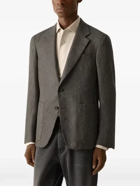Geacă Zegna de in verde