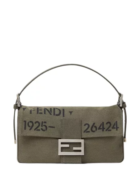 Geantă tip baghetă Fendi verde
