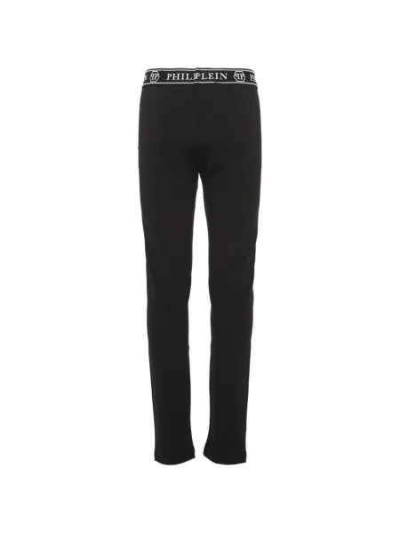 Legginsy dziecięce Philipp Plein czarne