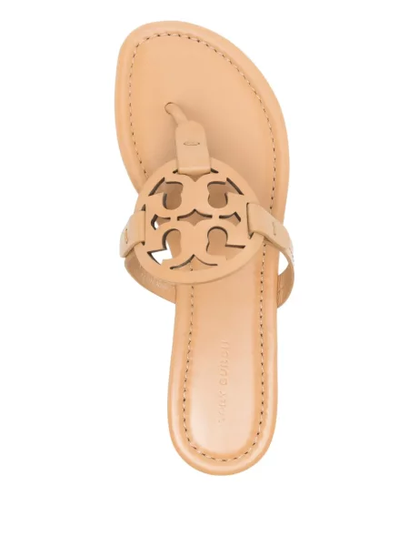 Sandale Tory Burch fără toc maro
