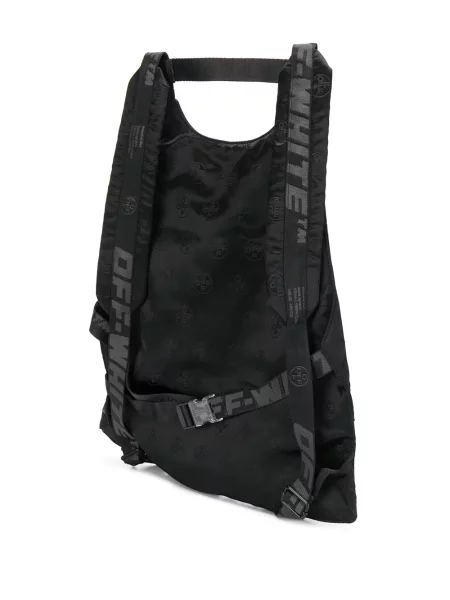 Jacquard hátizsák Off-white autogrammal fehér